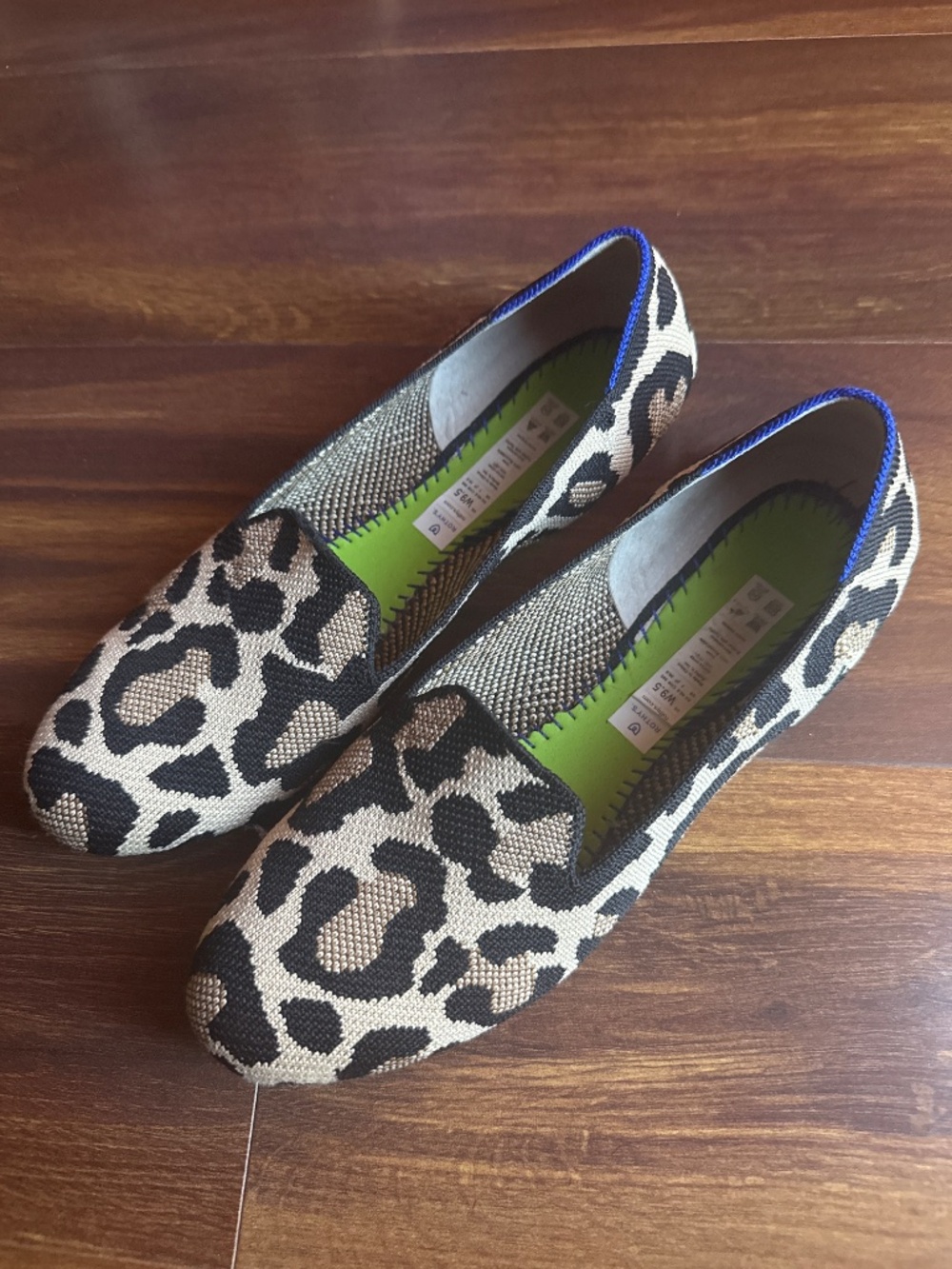 ROTHY’S Animal Print Flat Shoes Size 9.5 - Picture 2 of 8